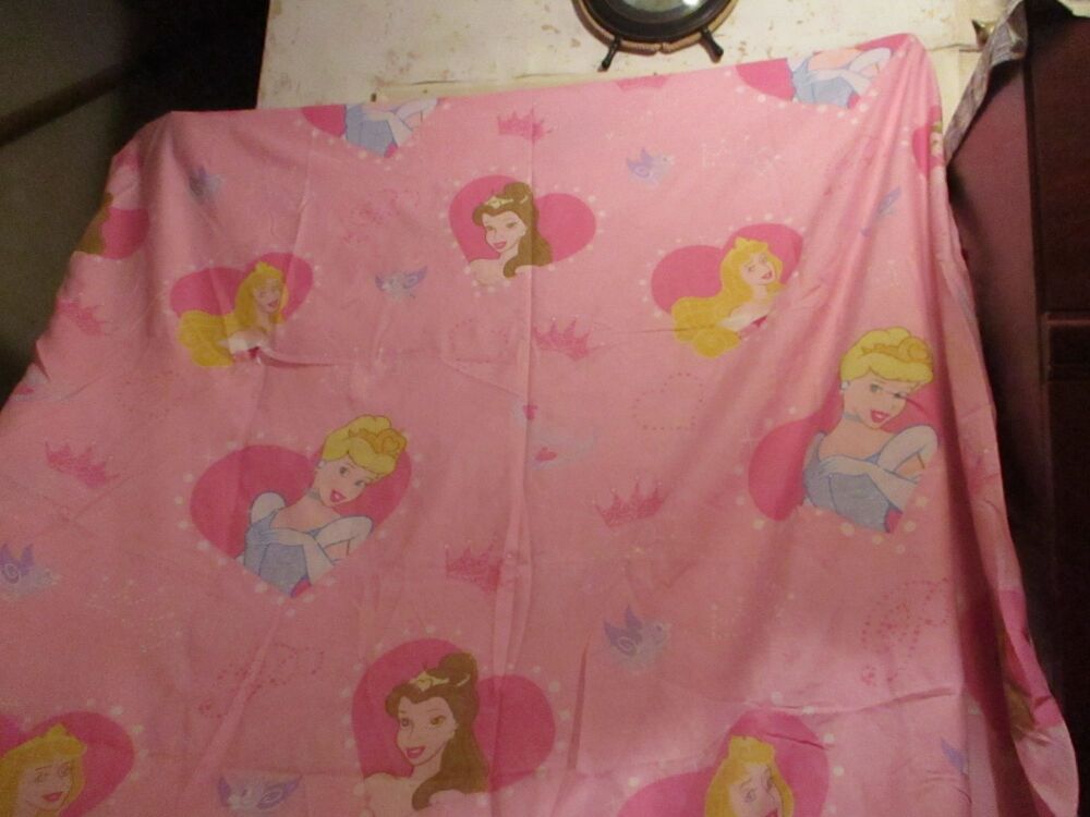 Pink Disney Princess Character World Single Duvet Cover