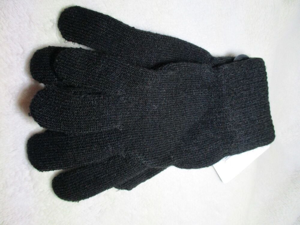 Black Ladies Thermal Gloves