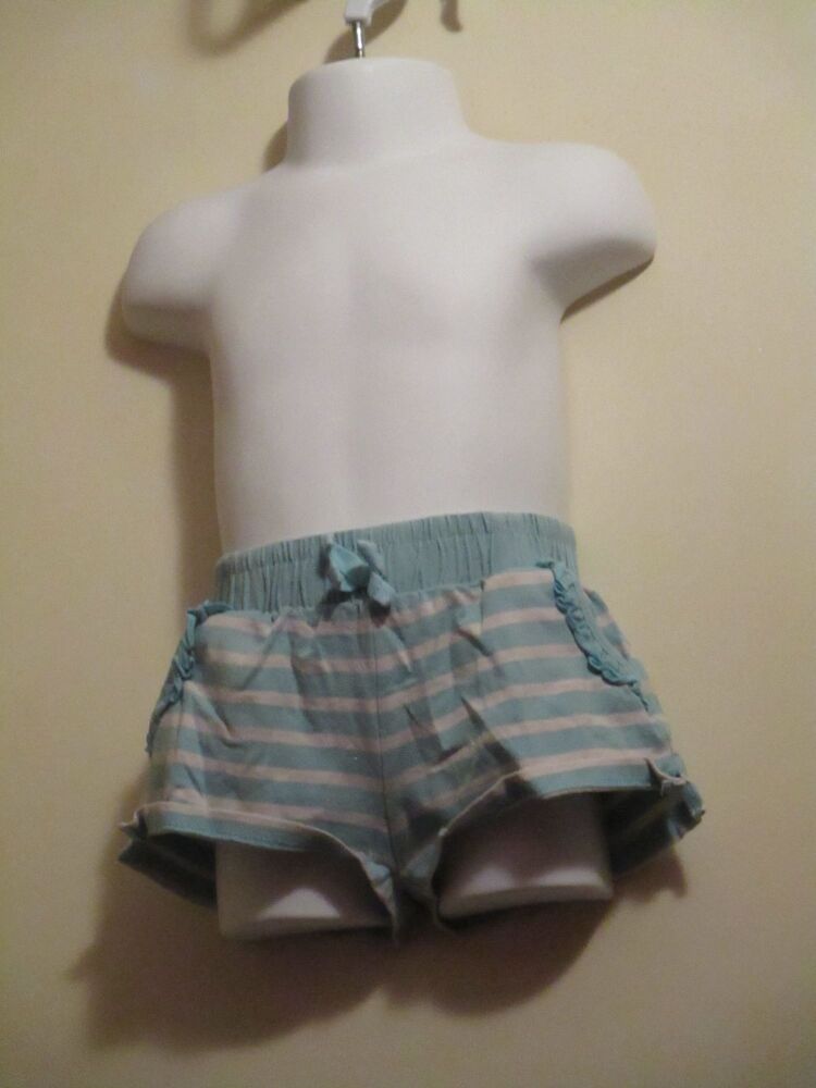 I â¤ï¸ Girlswear Size 3 Years Light Blue & White Shorts