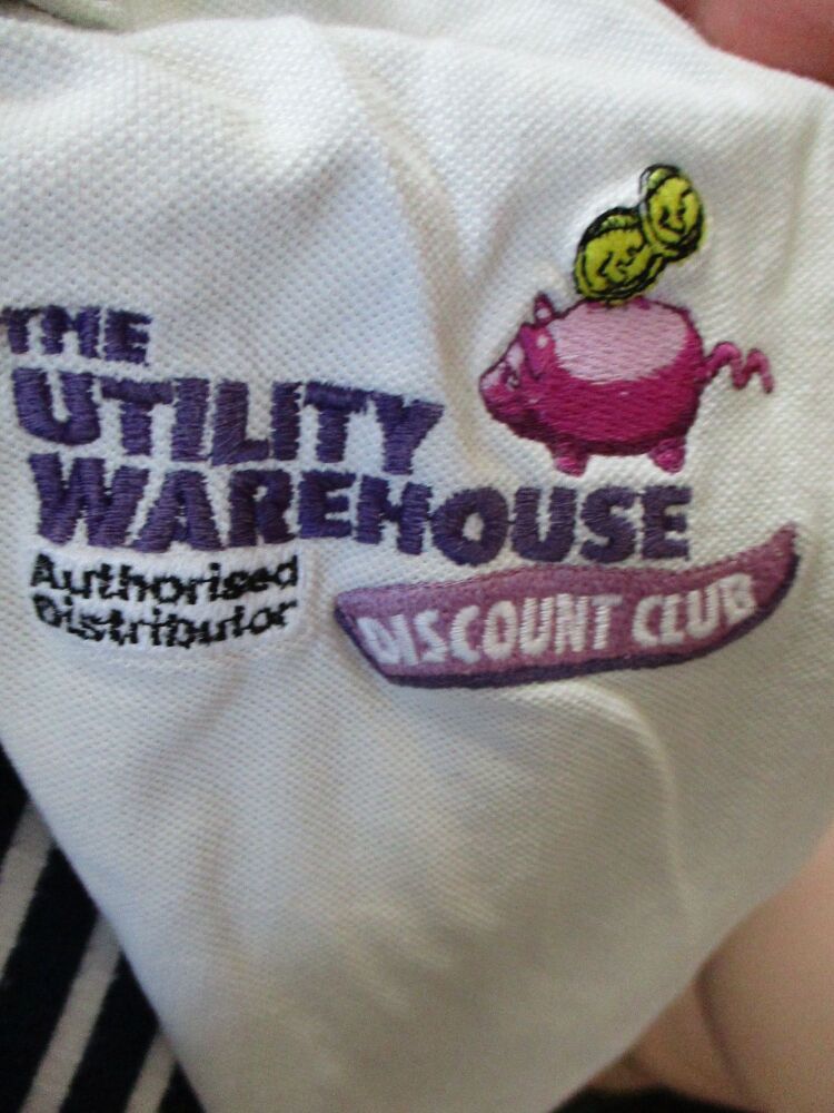 Utility Warehouse Polo Vintage T-shirt - Size Large - Pen on label