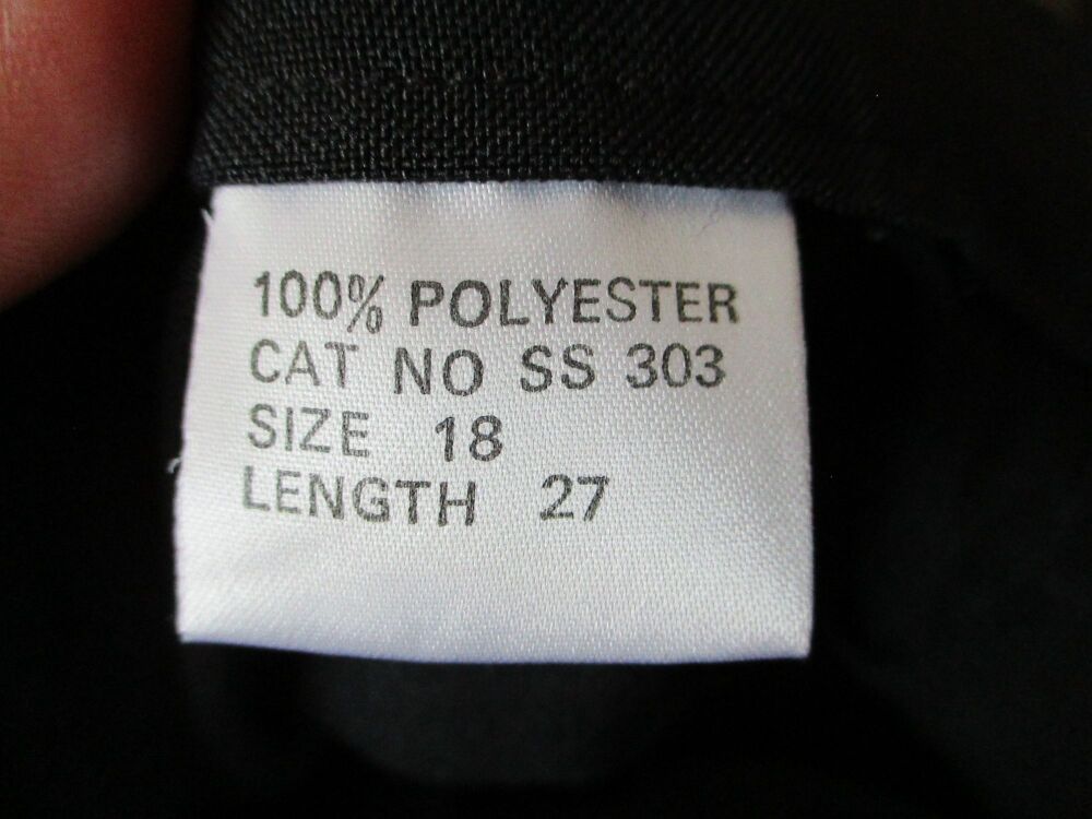 Black Unbranded Size 18 Trousers