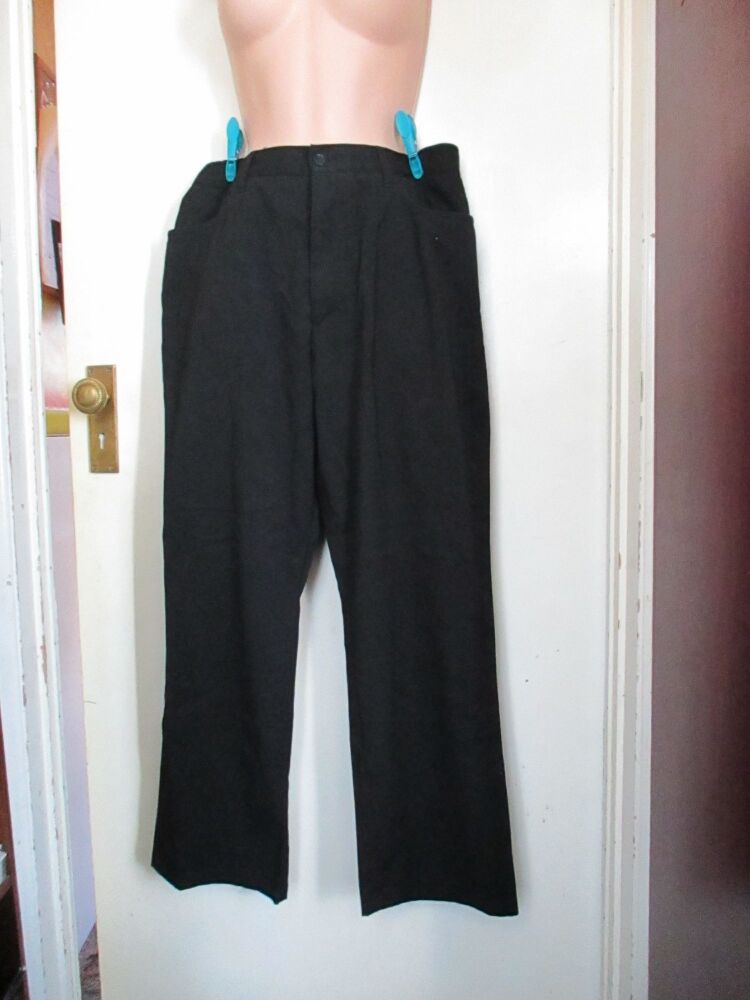 Black Zanto's Size 34/29 Trousers