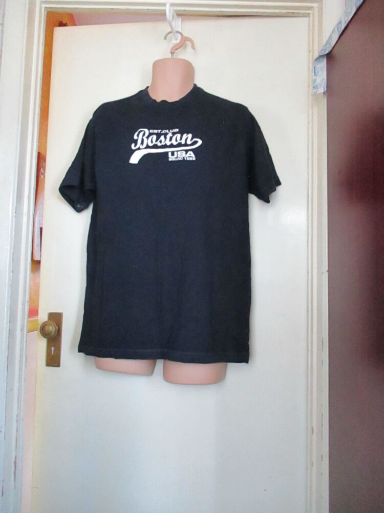 Reach - Boston USA - Black T-shirt - Size XL