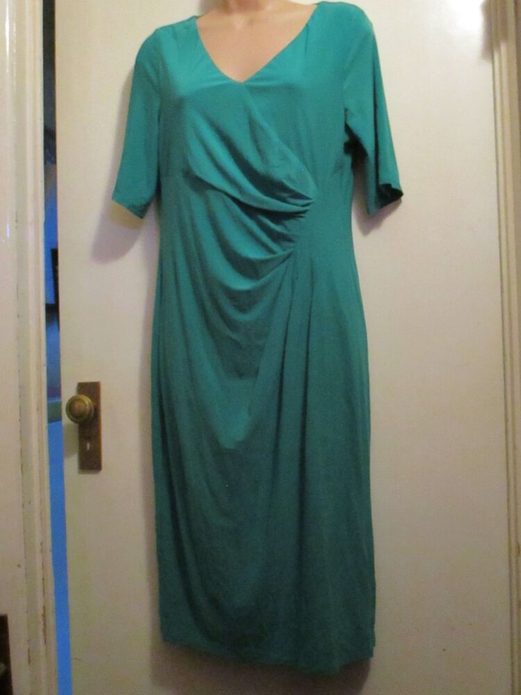 Per Una Green Summer Dress - Size 10