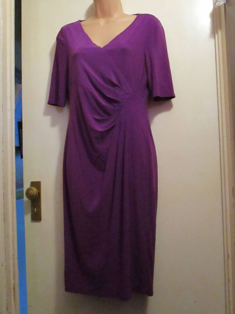 Per Una Purple Summer Dress - Size 10