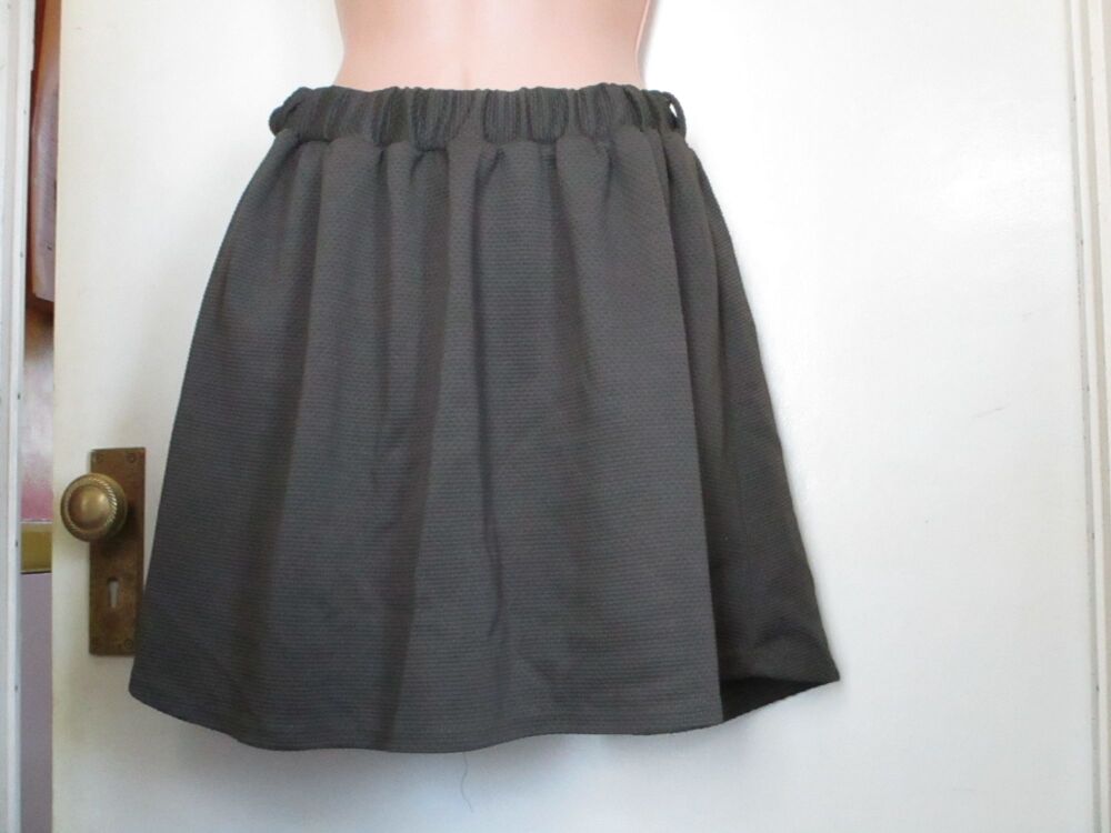 Atmosphere Green Short Length Skirt - Elasticated Waist - Size 12