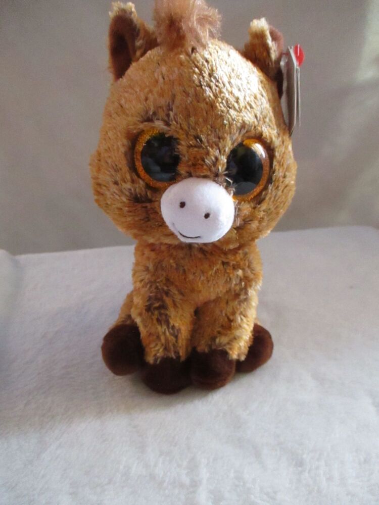 BNWT Small Harriet the horse TY Silk Beanie Boos