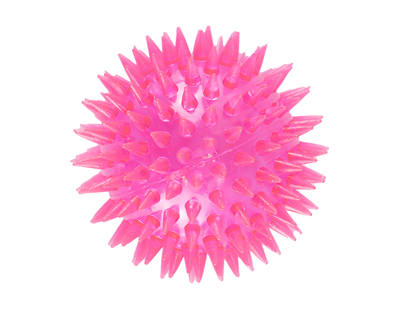 Pink Light Up Spikey Ball Toy - Hoot