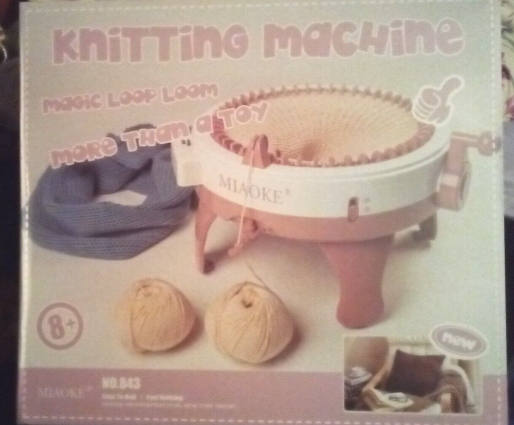BNIB Unwanted Gift - Large 48 Needle Crank Handle Knitting Machine - MIAOKE