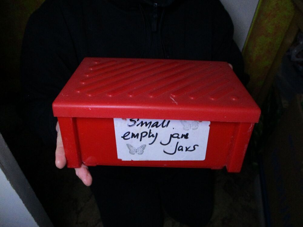 Small Red Plastic Box - Unknown Brand - Used but good condition