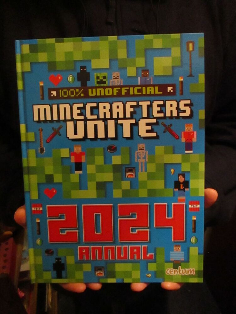 100% Unofficial - MINECRAFTERS UNITE 2024 Annual - NEW - Hardback