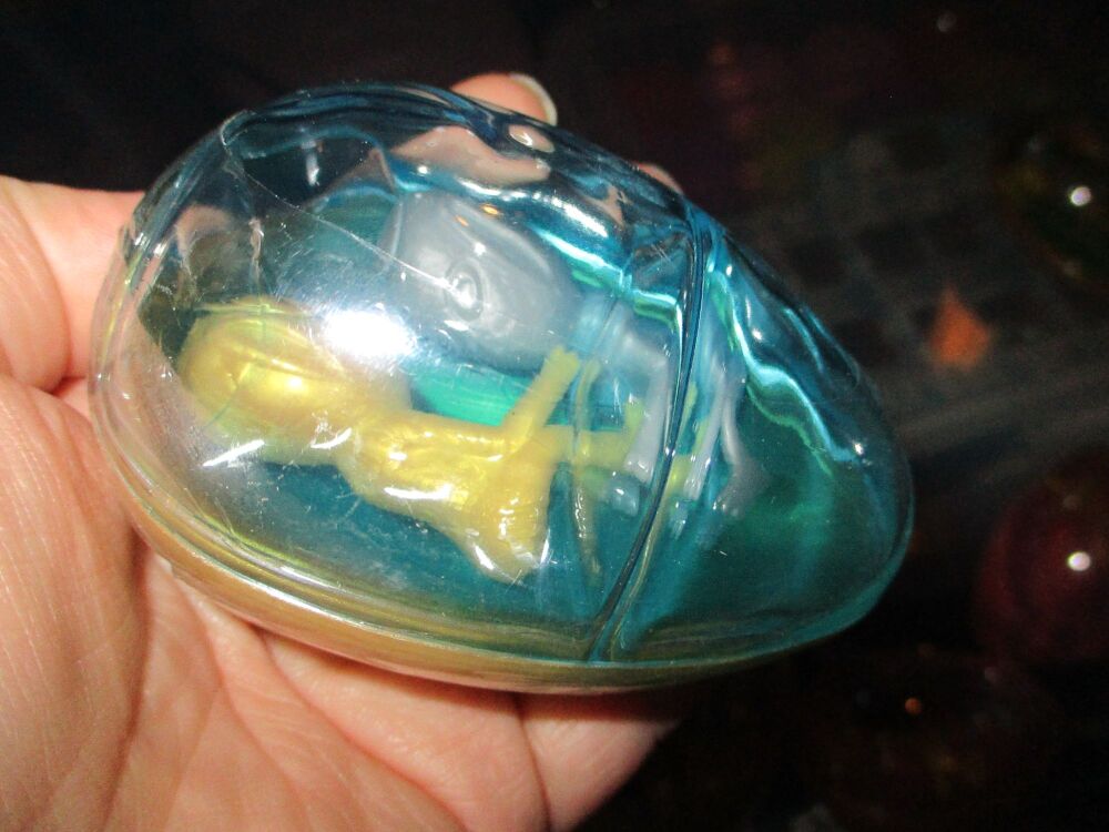 Blue Goo in Gold Shell - Twin Alien Egg Slime Toy - Hoot