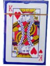 Blue Box Design - Standard Size Plastic Coated Playing Cards
