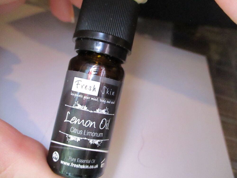 Lemon Oil - Essential Oil 10ml Bottle - Fresh Skin brand