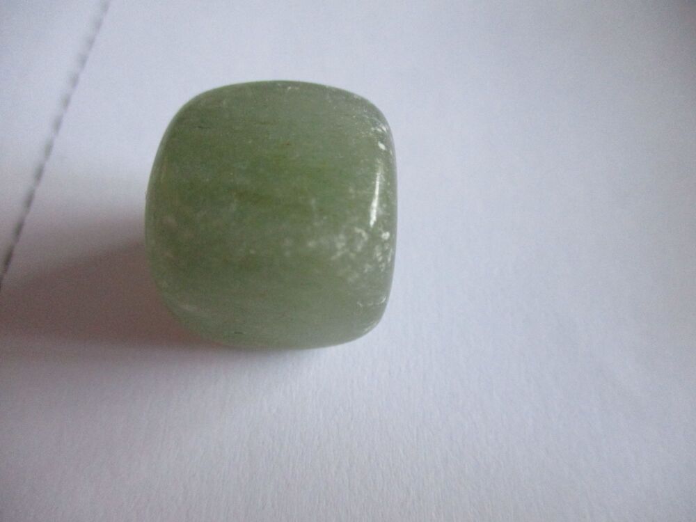 Polished Green Aventurine Quartz Healing Crystal Tumble Stone (g)#24