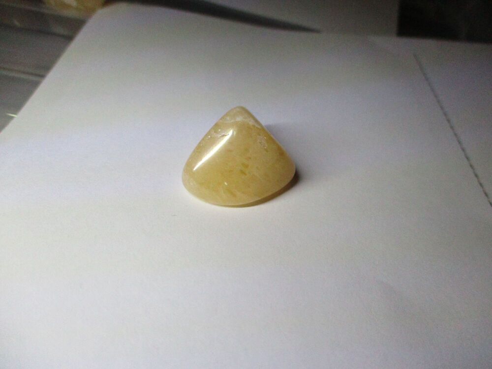 Polished Yellow Aventurine Quartz Healing Crystal Tumble Stone (y)#2
