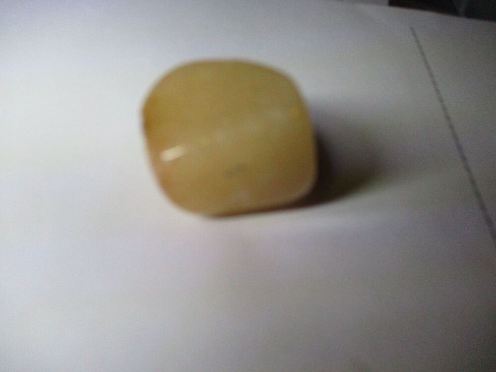 Polished Yellow Aventurine Quartz Healing Crystal Tumble Stone (y)#3