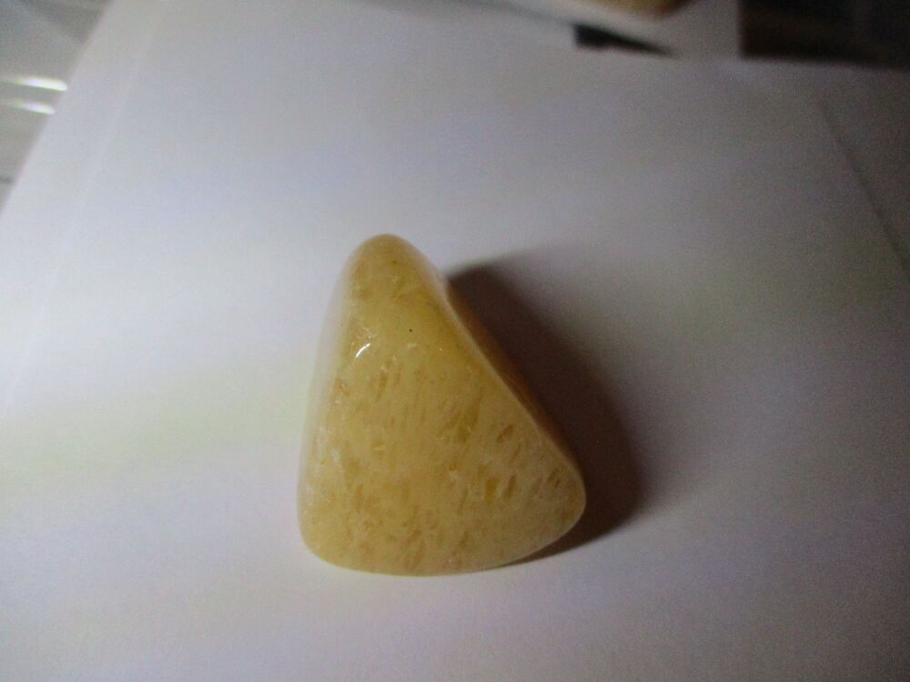 Polished Yellow Aventurine Quartz Healing Crystal Tumble Stone (y)#5