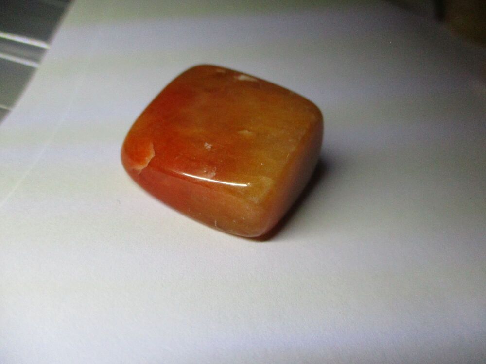 Polished Yellow Aventurine Quartz Healing Crystal Tumble Stone (y)#10