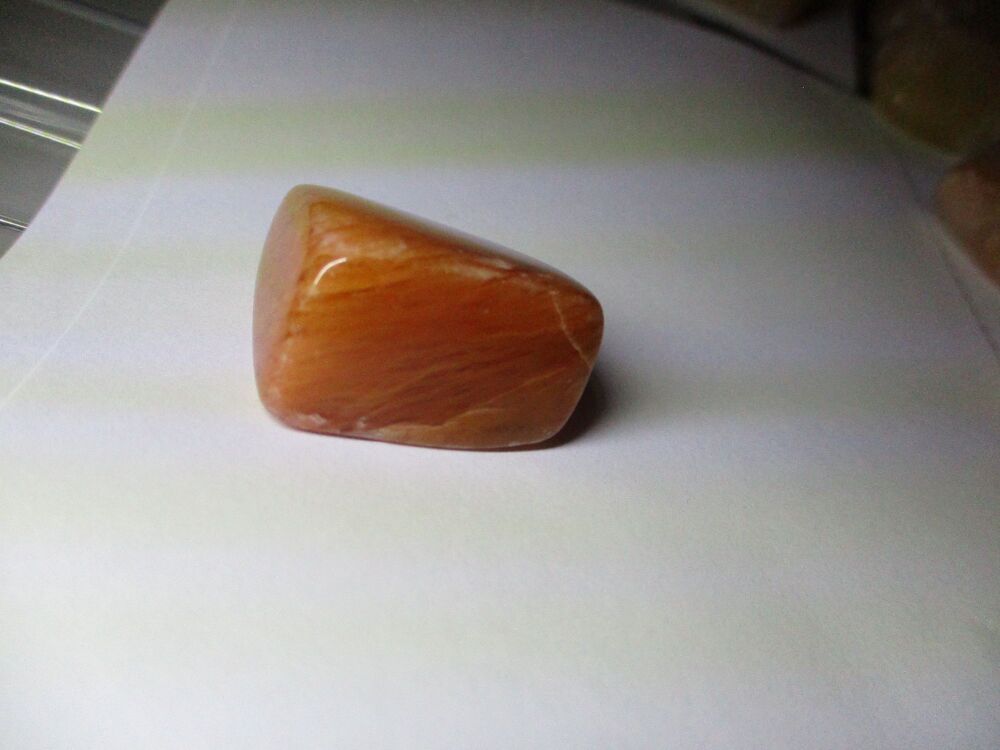 Polished Yellow Aventurine Quartz Healing Crystal Tumble Stone (y)#10