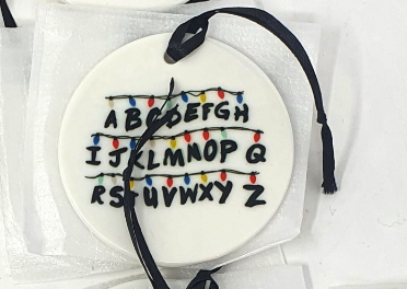 Alphabet Lights - Stranger Things - Ceramic Printed Ornament Decoration