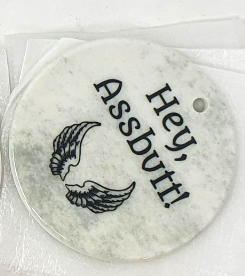 Hey Assbutt! - Supernatural - Ceramic Printed Ornament Decoration
