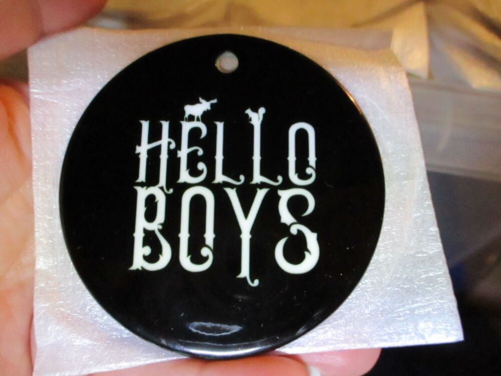 Hello Boys - Supernatural - Ceramic Printed Ornament Decoration