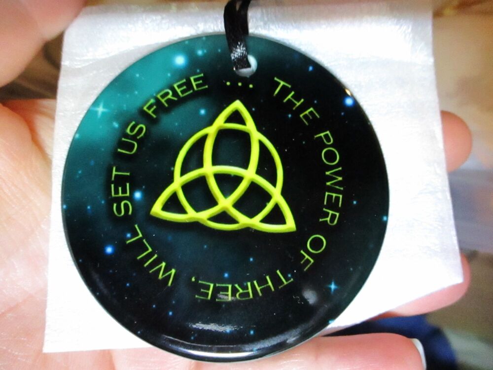 The Power Of Three - Charmed - Ceramic Printed Ornament Decoration
