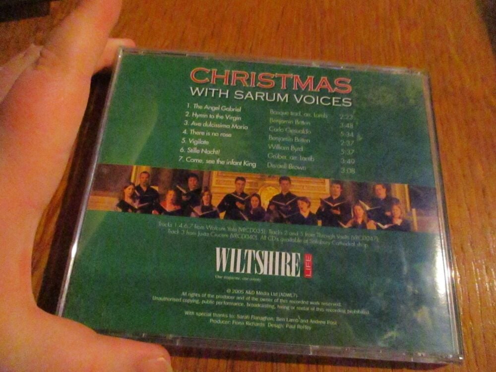 Christmas with Sarum Voices - Wiltshire Life - CD Album (Case Cracked)