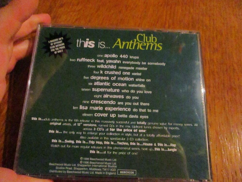 This Is Club Anthems - CD 2 - CD Album