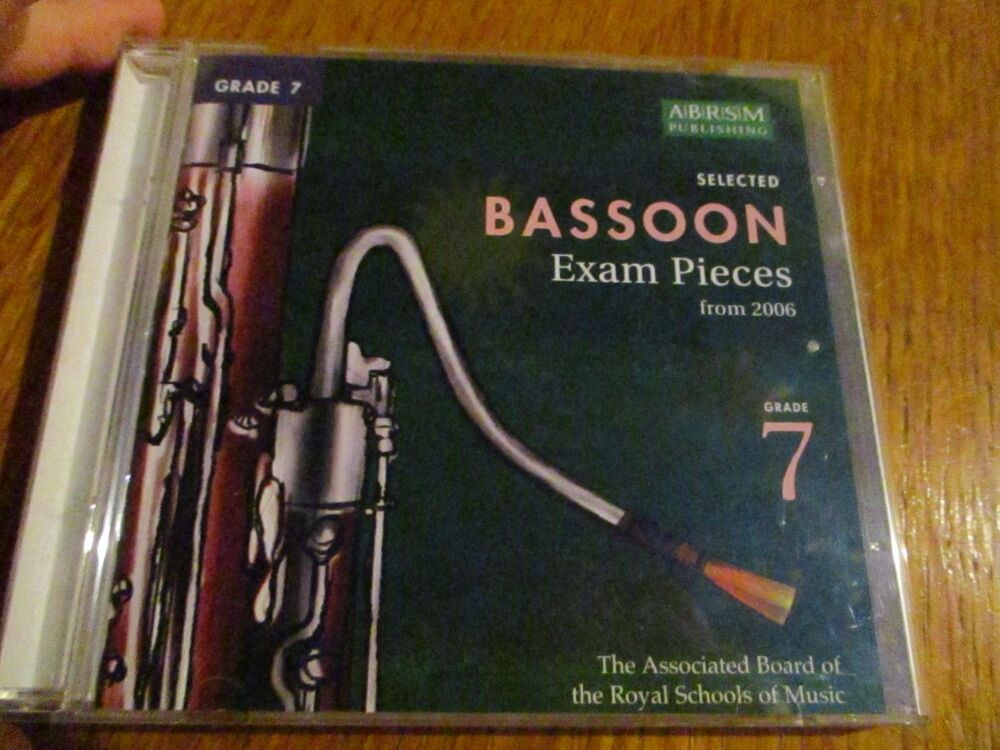 Selected Bassoon Exam Pieces - 2006 Grade 7  - ABRSM Publishing-  CD Album