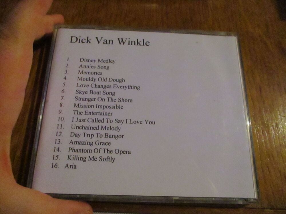 Dick Van Winkle - Self Published & SIGNED- CD Album