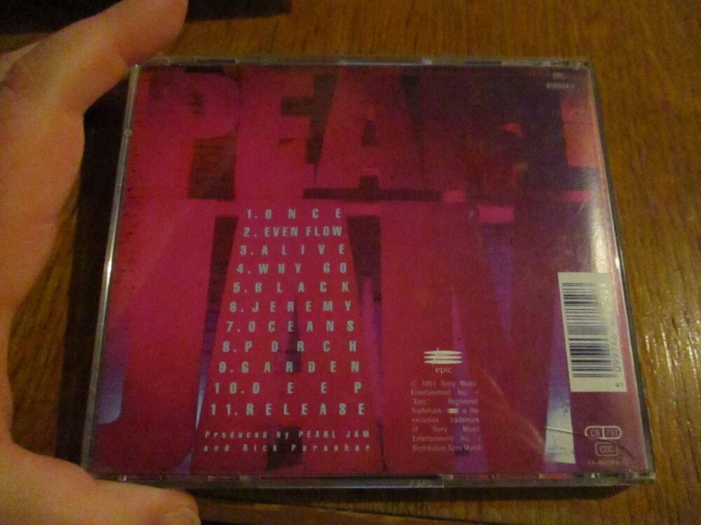 Ten - Pearl Jam - CD Album