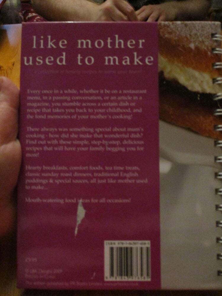 Like Mother Used To Make - A Collection Of Homely Recipes To Warm Your Heart - Paperback