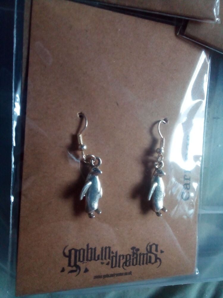 Goblin Dreams - Penguin Styled Earrings