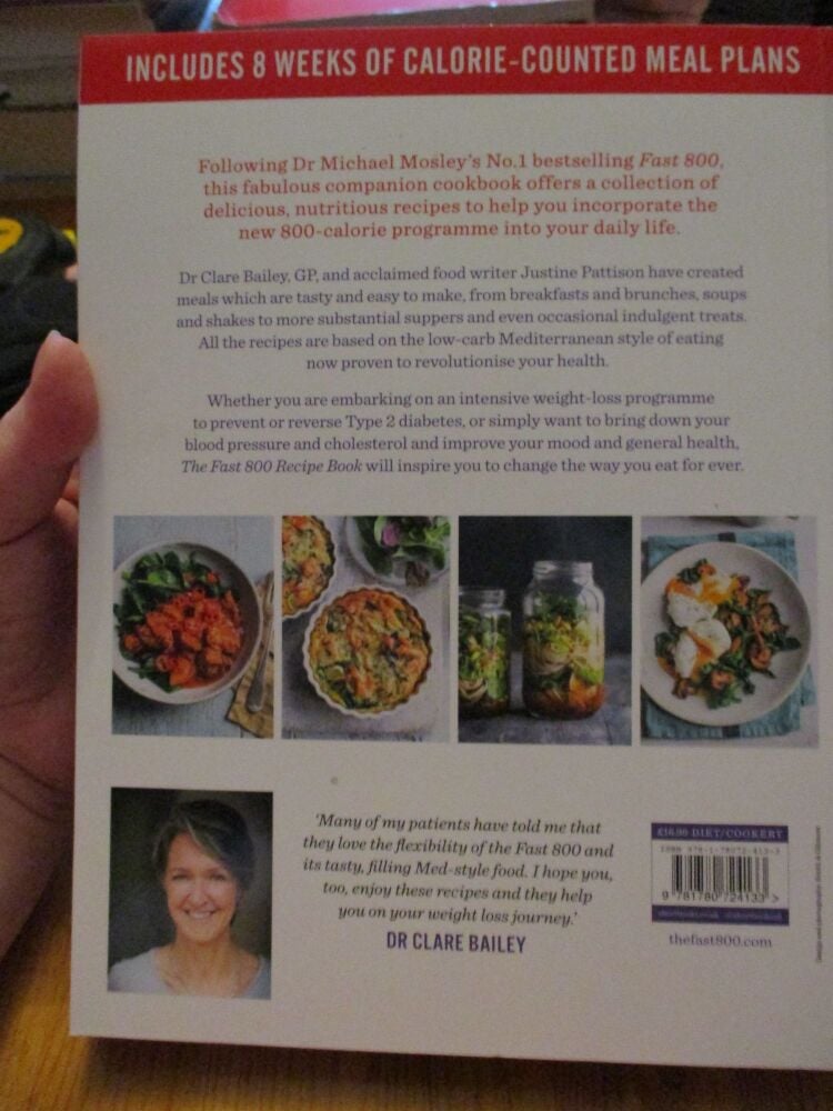 The Fast 800 Recipe Book - Dr Clare Bailey and Justine Pattison - 2019 - Paperback