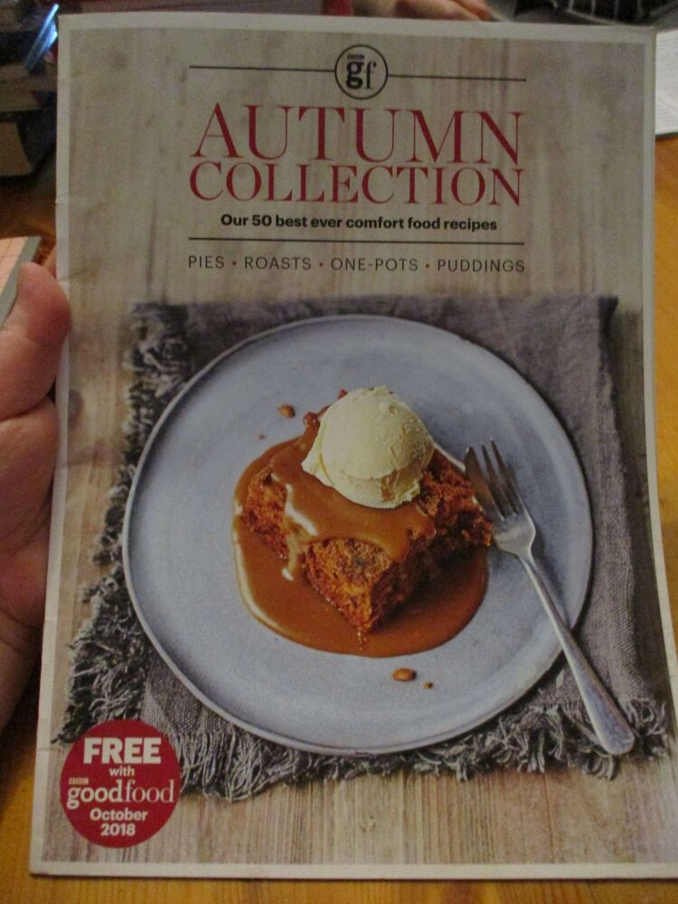 BBC Good Food Magazine little cook book - Autumn Collection - October 2018 