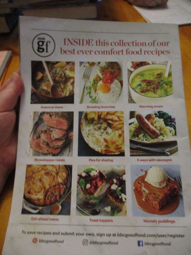 BBC Good Food Magazine little cook book - Autumn Collection - October 2018 - Paperback