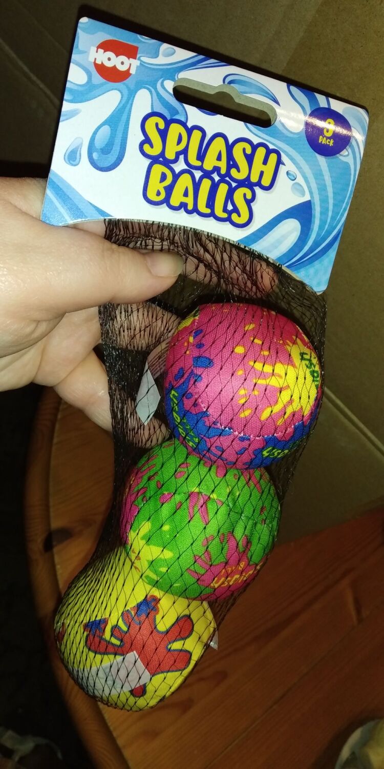 3Pk of Fabric Splash Balls - Hoot