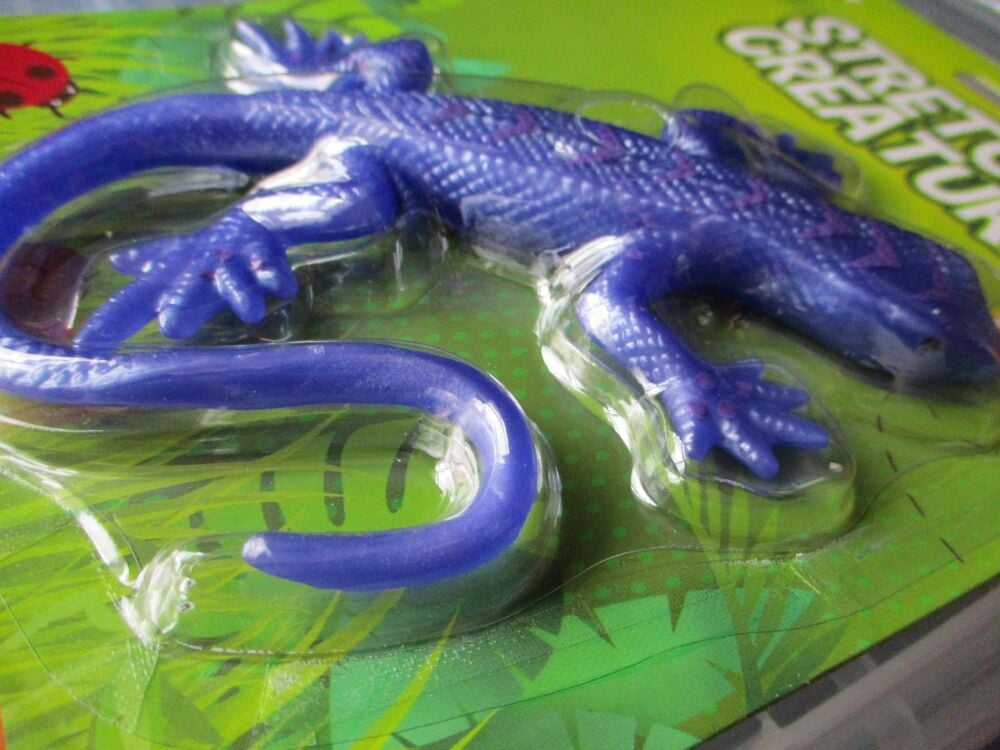 Purple Lizard Stretchy Creature Toy - Hoot