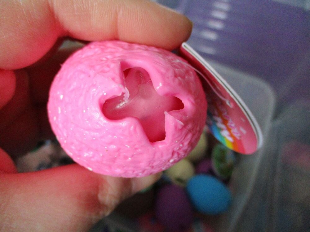 Pink Squishy Unicorn Egg - Liquid Filled with baby Unicorn inside - Hoot