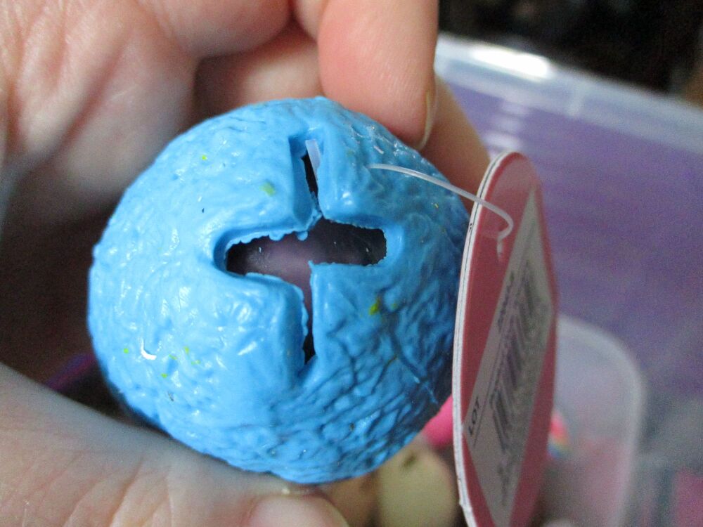 Blue Squishy Unicorn Egg - Liquid Filled with baby Unicorn inside - Hoot