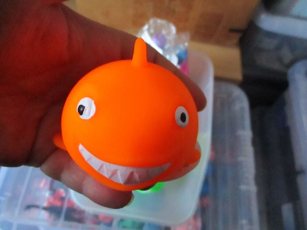 Orange Squishy Shark  - Hoot