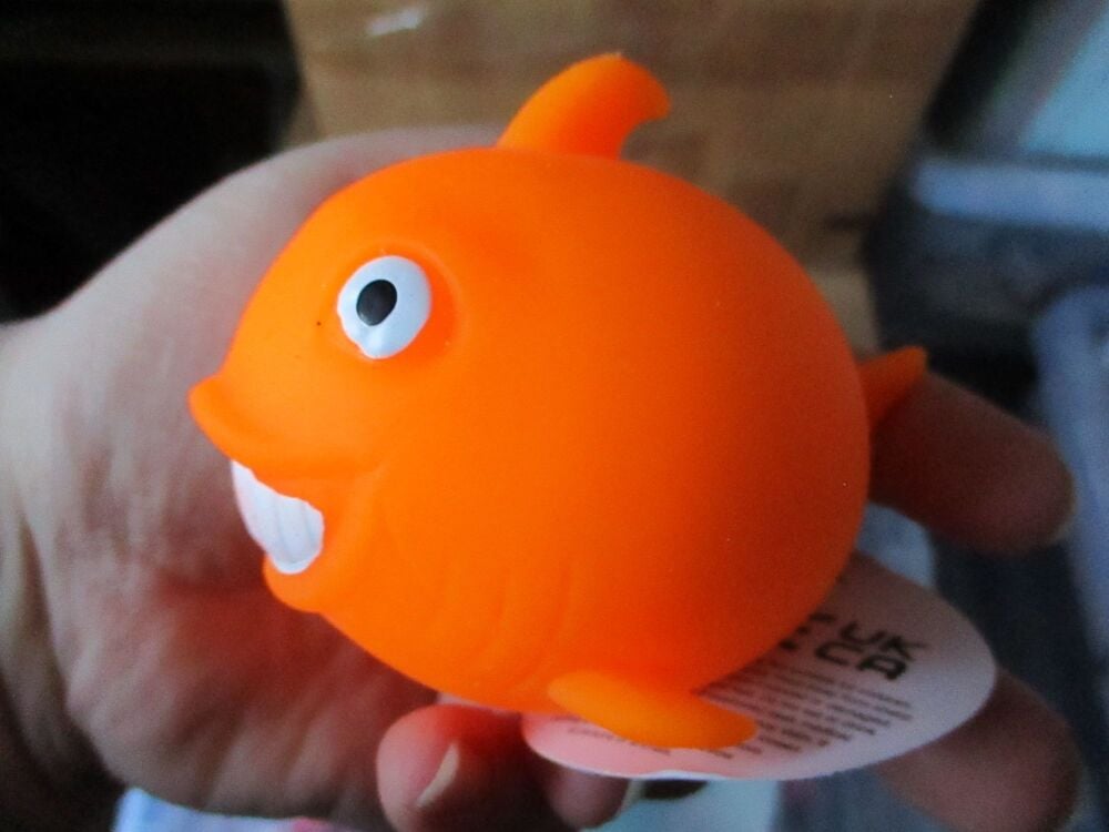 Orange Squishy Shark  - Hoot