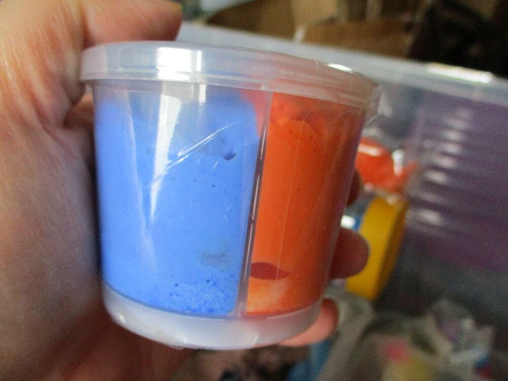 Orange and Blue Bouncing Putty Toy - Hoot