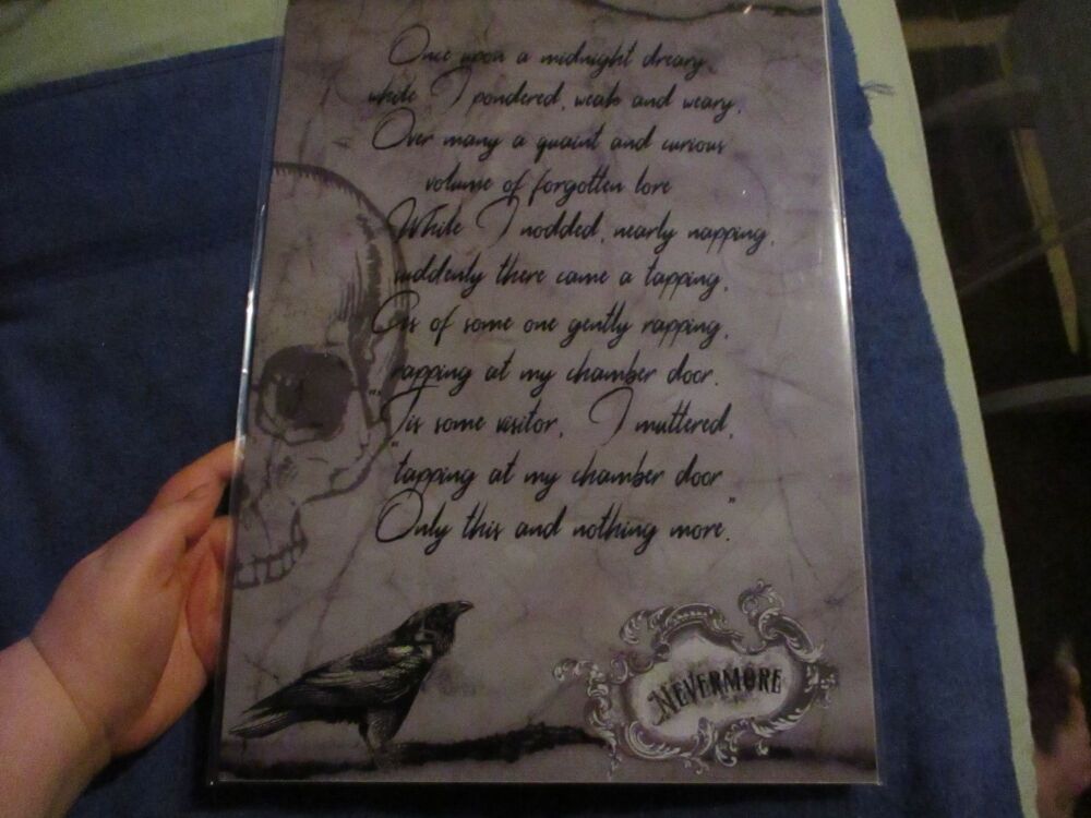 Nevermore - The Raven - Professional Print - A3 Size. By Goblin Dreams