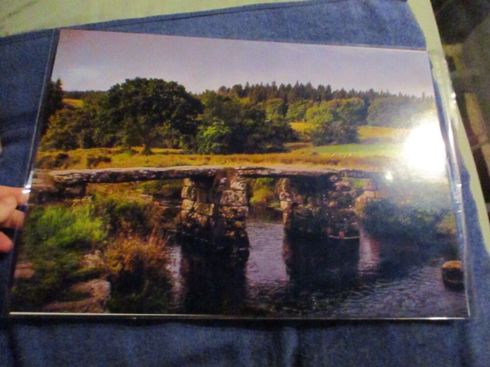 Clapper Bridge at Postbridge - Professional Print - A3 Size. By Goblin Dreams
