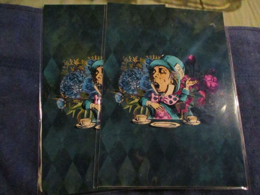 Mad Hatter - Alice In Wonderland - Professional Print - A4 Size. By Goblin Dreams