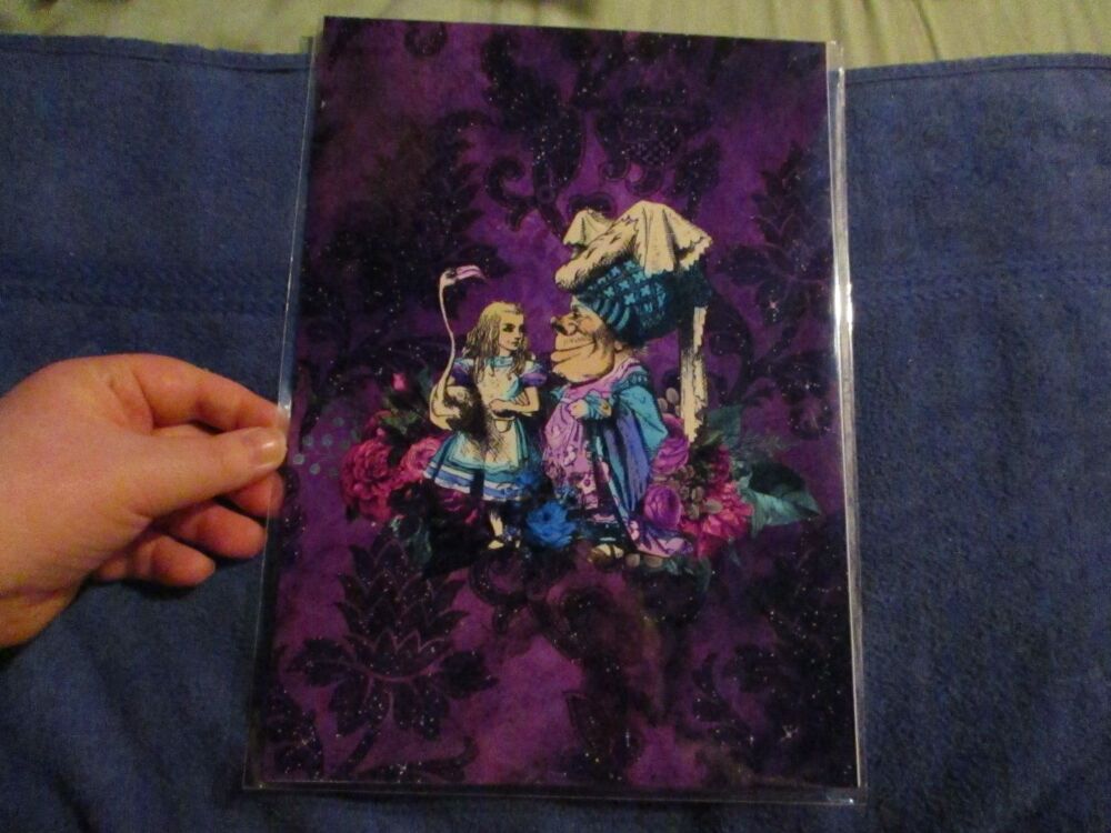 Alice & The Duchess - Alice In Wonderland - Professional Print - A4 Size. By Goblin Dreams