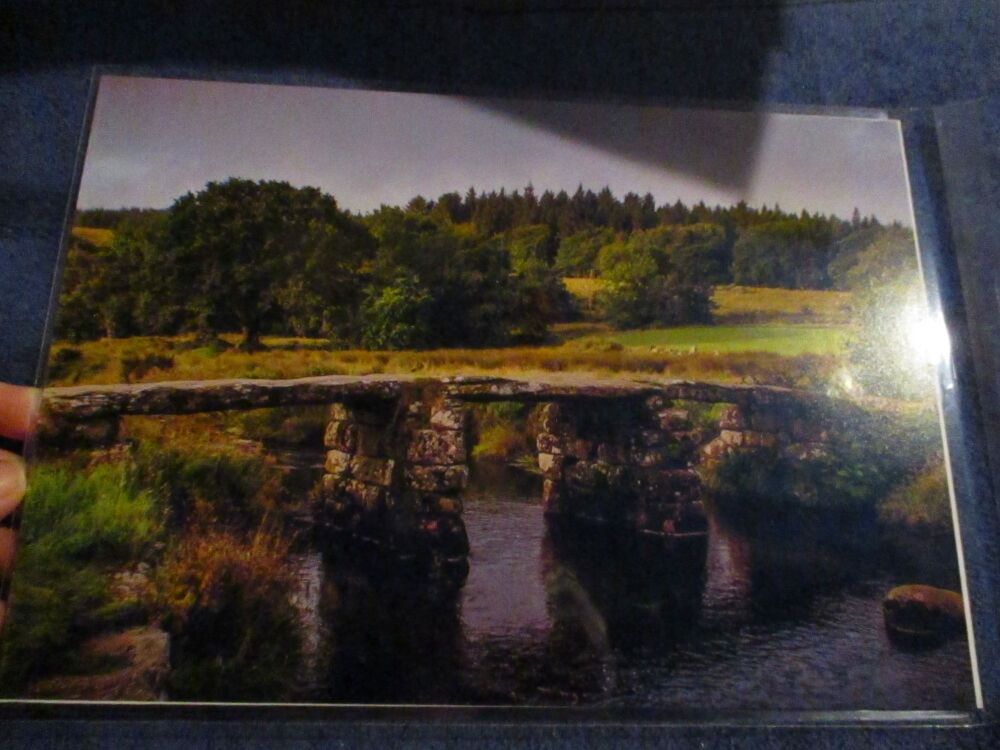 Clapper Bridge at Postbridge - Professional Print - A4 Size. By Goblin Dreams